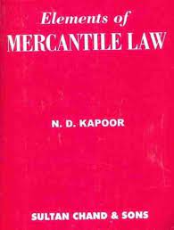 Elements of MERCANTILE LAW